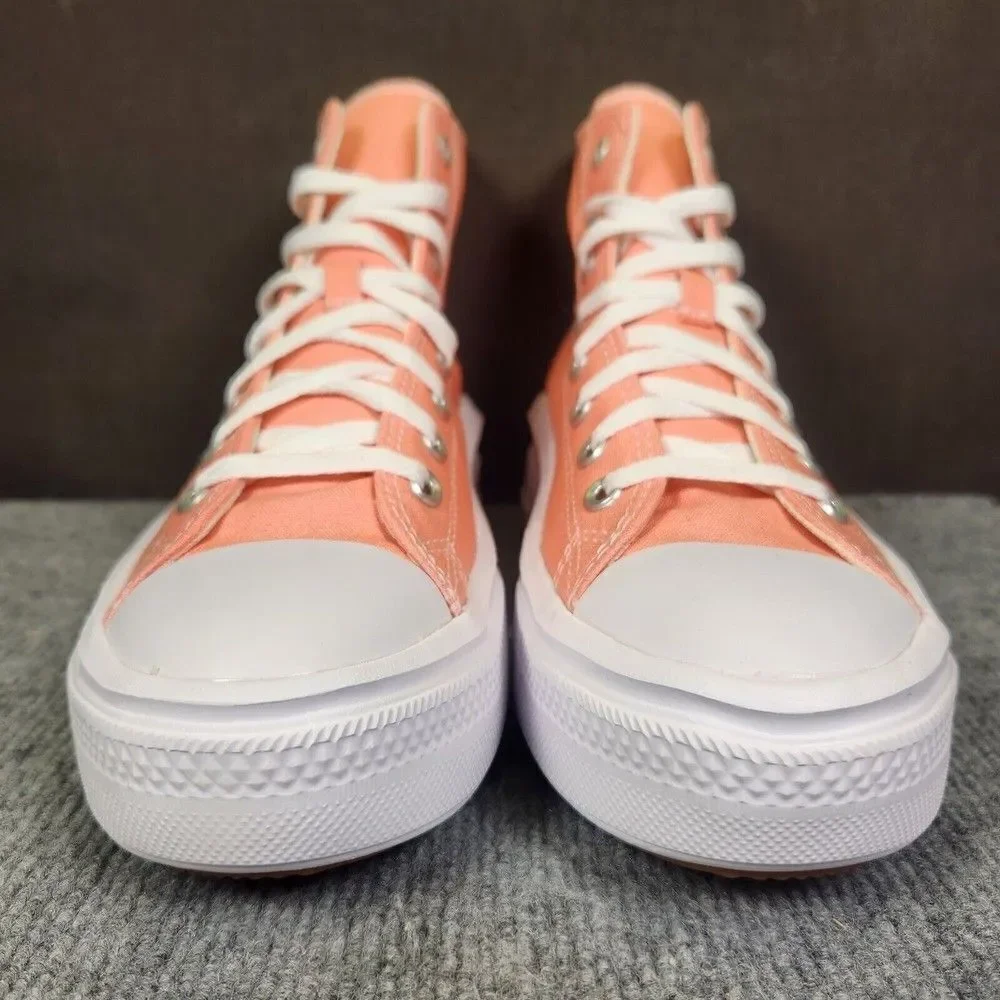 Converse CTAS Move Hi Womens Size 10 Lawn Flamingo White Platform Sneakers Shoes